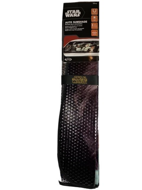 Star Wars Halcón Milenario Automático Parabrisas Delantero Acordeón Plegable Parasol Foto 1 de 4