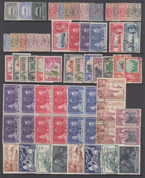 索罗蒙群岛 1908/1949 年精选 (x62) 状况完好 二手 (ID:239/D64867) — 第 1/1 张图片