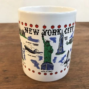Taza de café de recuerdo del World Trade Center Torres Gemelas Monumentos de la ciudad de Nueva York C10 - Imagen 1 de 9