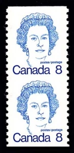 CANADA - 604vi - Imperforate horizontally, faint trace of scoreline - Picture 1 of 1