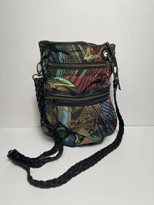 Desigual Crossbody Bag Colorful Floral Happy Rainbow - Picture 1 of 3
