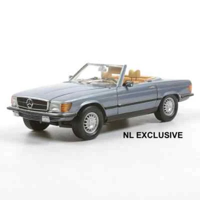 Mercedes 450SL R107 Cabrio 1973-80 450 SL Hellblau metallic M024-A CMC 1:18 - Bild 1 von 4