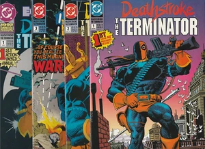 Deathstroke the Terminator 1 2 3 & 1st Annual NM NM+ VF+ DC Comics Book Lot 1991 - Picture 1 of 5