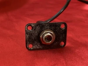 Gibson Les Paul Output Jack BLACK Vintage 1988 Guitar Part - Picture 1 of 8