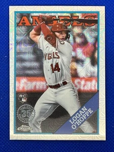 2023 Topps Serie 2 Silberpack Chrom MOJO Refraktor Logan O'Hoppe RC 124C - Bild 1 von 2