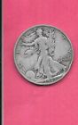 Us Usa Walking Liberty Half Dollar 50C 1942 S Fine-Nice Old Vintage Silver Coin