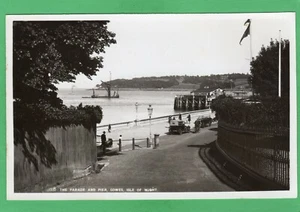 Parade & Pier Cowes Car IOW RP pc 1952 Nigh AD975 - Picture 1 of 2