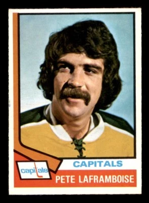 1974 OPC O-Pee-Chee Hockey #166 Pete LaFramboise EX - Image 1 of 2