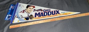 NOS Greg Maddux ATLANTA Braves 4 Consecutive CY Young Awards 1992-1995 Pennant - Picture 1 of 6