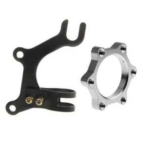 Bike Threaded Hubs Disk Brake Rotor 6Bolt Flange Adapter+Disc Brake Adapter - Bild 1 von 10