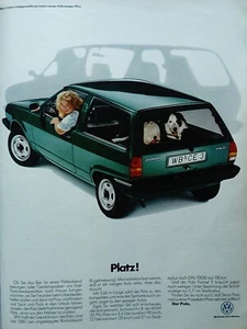 VW Polo  Steilheck, originale Werbung aus 1984  Typ 86 C - Bild 1 von 1