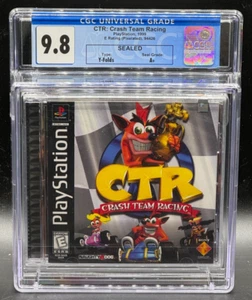 Crash Team Racing Sony PlayStation PS1 Black Label Sealed New CGC 9.8 A+ Graded - Picture 1 of 2