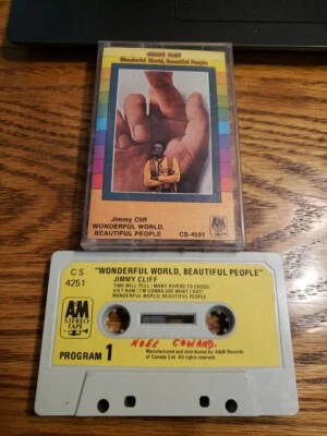 JIMMY CLIFF - WONDERFUL WORLD, BEAUTIFUL PEOPLE - CASSETTE - Image 1 of 2