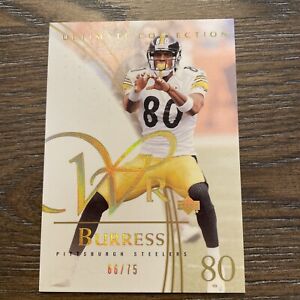 2003 Upper Deck Ultimate Collection Plaxico Burress /75 Pittsburgh Steelers WR