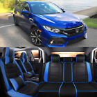 For Honda Civic Si 2003-2019 5-Seater Full Set Car Seat Cover Cushion + Headrest