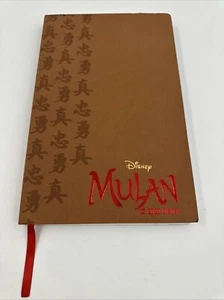 DISNEY  Journal MULAN New Soft Cover 8.5” x 5.5 RARE 2020 - Picture 1 of 4