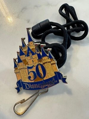 Cast Exclusive 50th Anniversary Disneyland Sleeping Beauty Castle Bolo Lanyard - Image 1 of 2