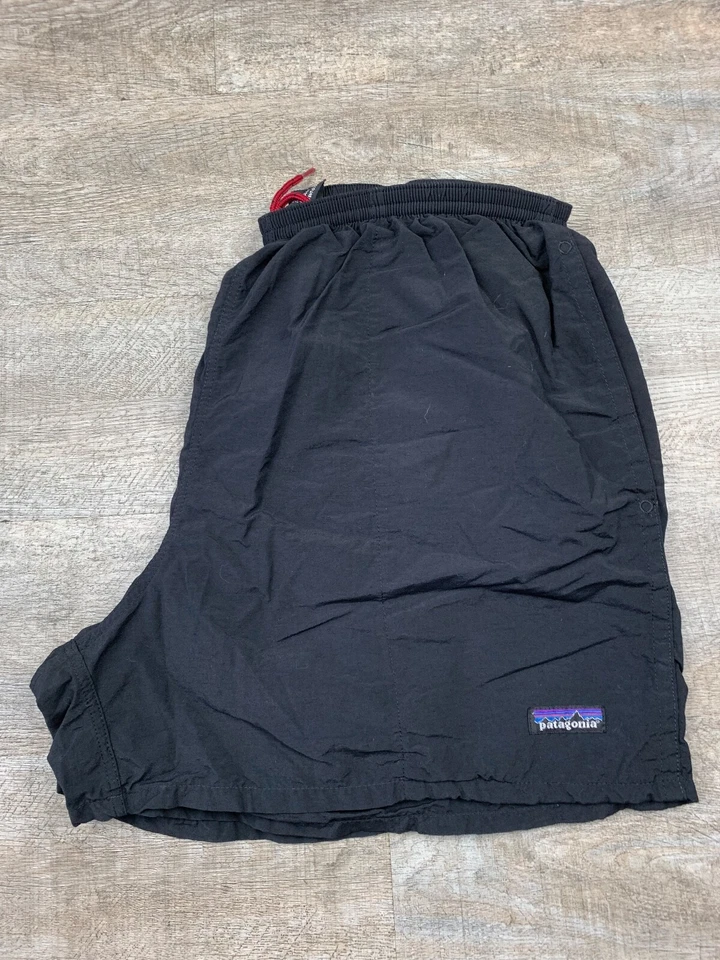 VTG Y2K PATAGONIA Black Baggies Shorts Swim Trunks Sz XL - 4" Inseam Spring 2003 - Image 1 of 4