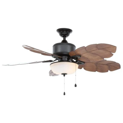 Home Decorators Collection 51422 Palm Cove 52 in. Natural Iron Ceiling Fan - Image 1 of 4