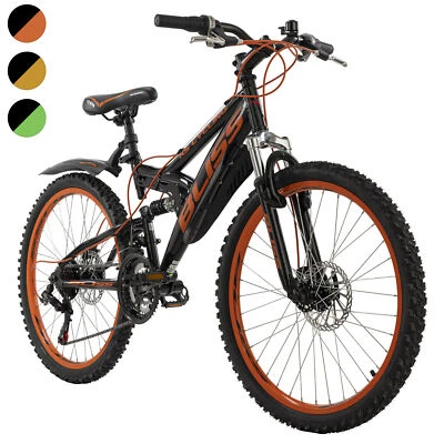 Mountainbike Fully 24 Zoll Bliss MTB 18 Gänge RH 38 cm M640K - Bild 1 von 4