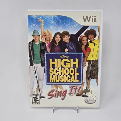 High School Musical: Sing It (Nintendo Wii) Estuche y Disco PROBADO Foto 1 de 3