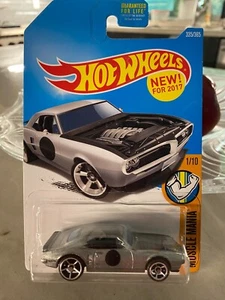 2017 Hot Wheels #335 Muscle Mania 1/10 CUSTOM 67 PONTIAC FIREBIRD Zamac w/OH5 Sp - Picture 1 of 1