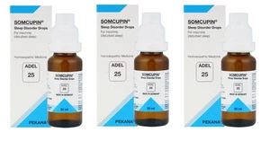 ADEL 25 Sleep Disorder Drops Pack of 3 Natural Homeopathic Remedy for Relaxation - Picture 1 of 6