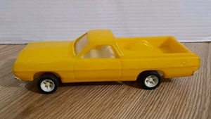 Vintage Tonka Plastic Yellow E Toy 1969 Ford Ranchero El Camino Truck 9" Long - Picture 1 of 10