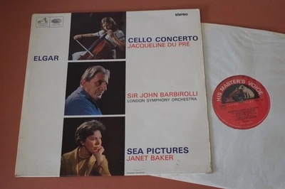 ASD 655 1st Semi Elgar Cello Concerto Jacqueline Du Pre Sea Pictures Baker HMV  - Image 1 of 4