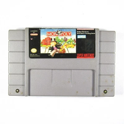 Monopoly for Super Nintendo Tested Authentic  SNES Cart Only - Image 1 of 3