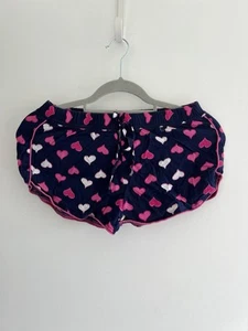 Shorts Navy Pink Hearts S - Picture 1 of 4