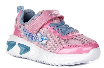 Zapatilla deportiva Geox J Assister G B con correa alas de corazón para niñas rosa multi EE. UU. 8-13 Foto 1 de 4