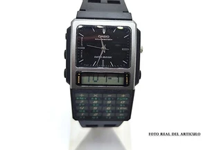 VINTAGE WATCH CASIO ABC-30-1ES KOREA, QW.2332 AÑO.2002 DATABANK, CALCULATOR. - Imagen 1 de 10