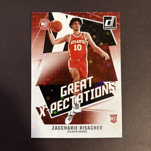 2024-25 Panini Donruss - Great X-Pectations Zaccharie Risacher #25 Disco (RC) - Imagen 1 de 2