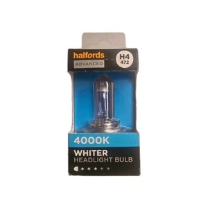 Halfords Advanced Headlight Bulb, 4000K Whiter - H4 472 - Picture 1 of 3