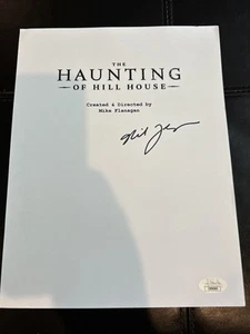 Signiertes Mike Flanagan 8,5 x 11 Skript Cover JSA zertifiziert Haus auf Haunting Hill - Bild 1 von 3