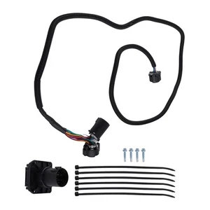 7-Pin Trailer Wiring Harness w/ Connectors for Ford Super Duty F250-F550 2017-22 - Picture 1 of 12
