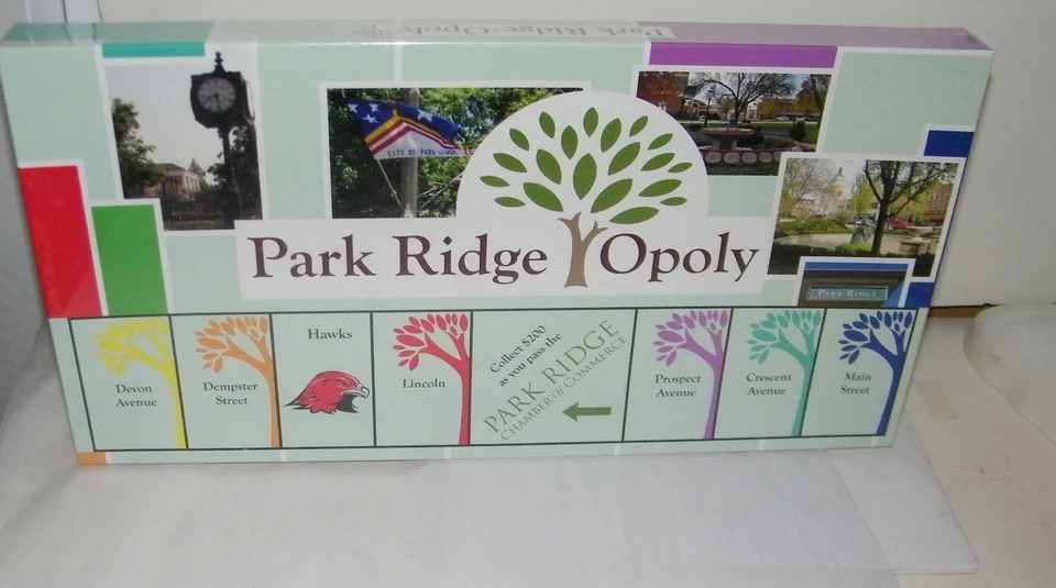 Rare New Sealed Park Ridge Opoly Monopoly Hometown Board Game Collectors - Image 1 of 4