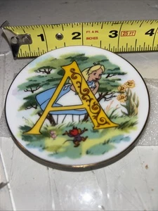 Walt Disney Collection Alice In Wonderland Vintage Disney Alphabet Walt Disney A - Picture 1 of 5