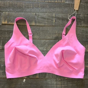 SKIMS Naked Plunge Bra Pink NWT Large-DD 1885 - Picture 1 of 6