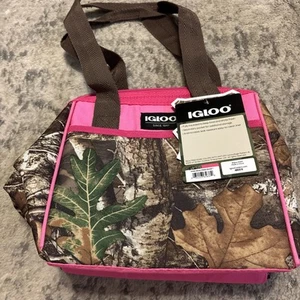 Borsa termica morbida IGLOO bordo Realtree mimetica bordo rosa - Foto 1 di 6