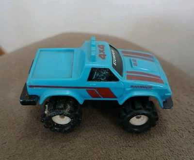 Schaper Stomper Dodge Rampage 4x4 Blue Pickup Truck 1986 Hong Kong - Image 1 of 4