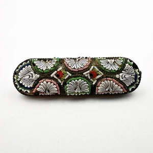 VINTAGE / ANTIQUE ITALIAN MICRO MOSAIC BROOCH - Picture 1 of 3