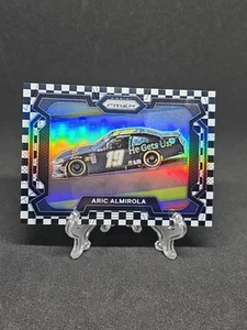 2024 Panini Prizm Racing NASCAR Aric Almirola Rides Checkered Flag /75 - Bild 1 von 3