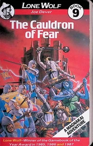 Joe Dever - Lone Wolf 9 - The Cauldron of Fear - 1./2. Beaver Edition - B+/A-/B+ - Picture 1 of 11