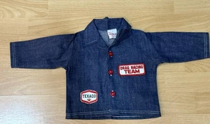 Chaqueta vaquera de colección All American Drag Racing Team Texaco 12 Mos parche de coche de bebé - Imagen 1 de 4