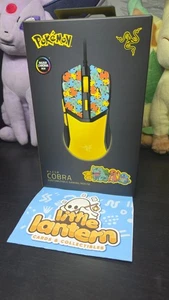 LIMITED EDITION Pokemon Razer Cobra Wired Gaming Mouse RGB Sealed 2025 - Afbeelding 1 van 4