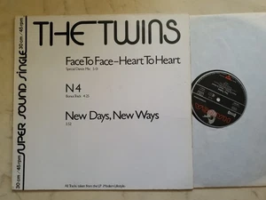 THE TWINS Face To Face / N4/ New days *1982 GERMAN SPECIAL SUPER SOUND MAXI* - Foto 1 di 4