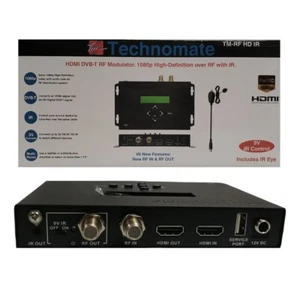 HDMI DVB-T RF MODULATOR TM-RF HD 9V with IR 1080P DVB-T SKY CCTV TECHNOMATE - Picture 1 of 5