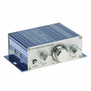 12V Hifi Stereo Audio Amplifier Speaker Phone PC MP3 Input Car Home - Picture 1 of 8